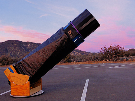 John Sherman's assembled 22 inch telescope